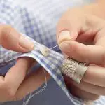 HOW TO SEW A BUTTON