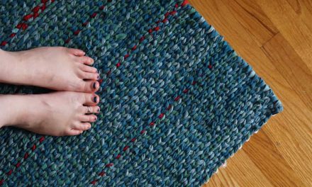 How to Sew a Rag Rug No Sew